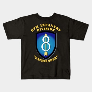 8th Infantry SSI Kids T-Shirt